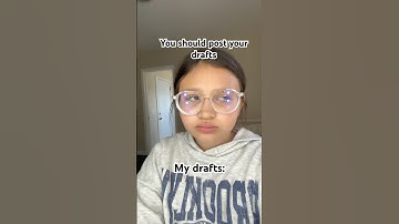 Why I don’t post drafts #shorts #draft #fyp