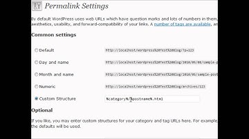 Wordpress Tutorials Permalink Settings  Vid 20 by Purple Turtle