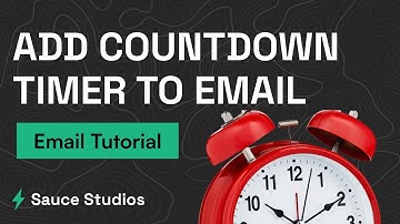 How to Add a Countdown Timer to an Email Send (Takes less than 5 min)