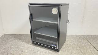 □ TOYO LIVING AUTO DRY ED-86型 防湿庫 オート ドライ 全自動防湿保管庫 カメラ保管 収納 鍵欠品 東洋リビング 動作確認済み □25021602