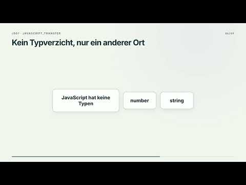C-Typen und dynamische JavaScript-Werte · JS01