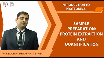 Sample preparation Protein extraction and quantification