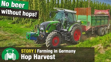 The hop harvest at Gersdorfer Agrarproduktion | Biodiversity | Agriculture | NaPA Project | Tractors