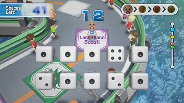 Poofesure rolls a 15 with 10 dice on Wii Party U Beginner Difficulty