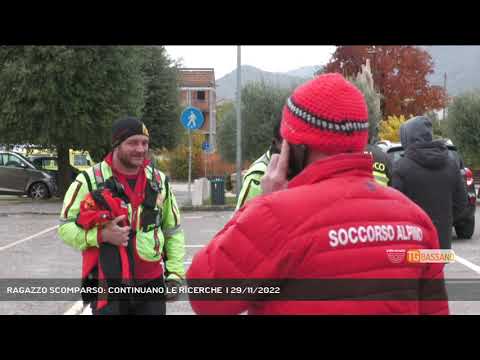 RAGAZZO SCOMPARSO: CONTINUANO LE RICERCHE  | 29/11/2022