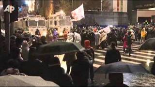 Raw Video: Seoul Protest Over Trade Deal With US
