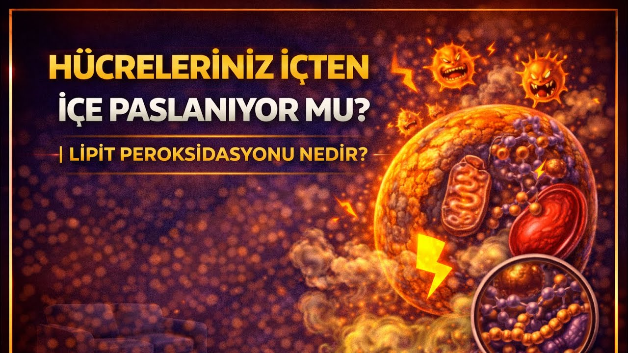 Hücreleriniz İçten İçe Paslanıyor mu? | Lipit Peroksidasyonu Nedir?