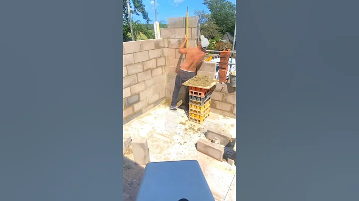 Building a window opening 🧱#bricklaying #construction #newbuildhome #newbuild #shortsfeed