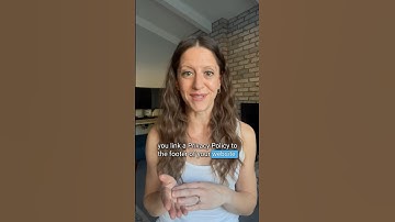 How to add Privacy Policy to website