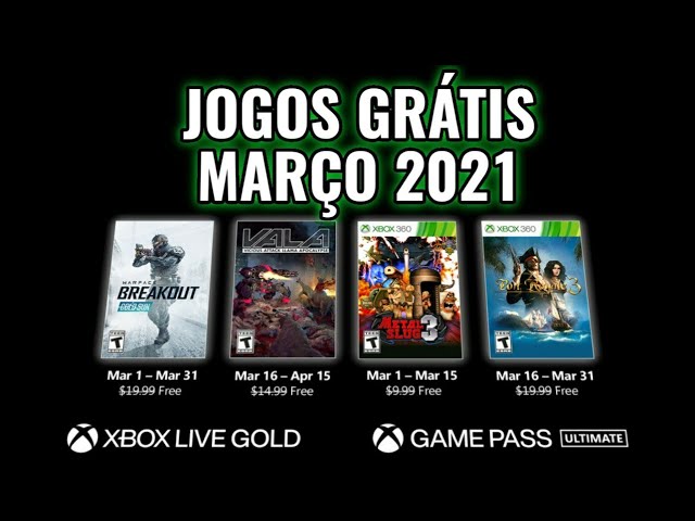 JOGOS GRÁTIS PARA XBOX 360 [2021] 