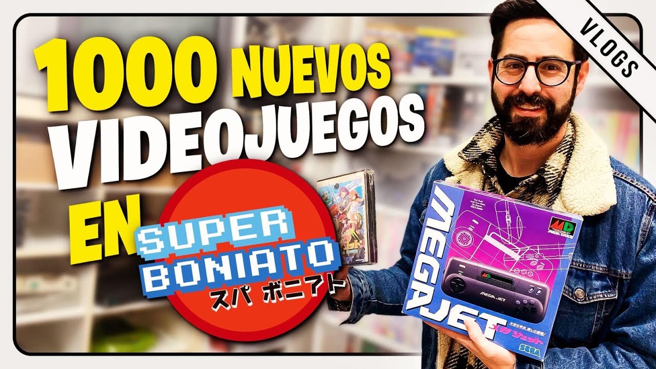 ¡¡¡Visitamos SUPER BONIATO tras volver de JAPÓN cargado de VIDEOJUEGOS!!! VLOG SUPER BONIATO 2025