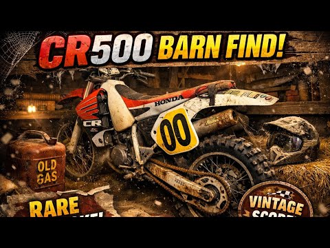 Super RARE Honda CR500 Barn Find Is a Beast!!