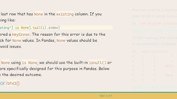 How to Drop the Last Row Where a Field Contains None in Pandas Dataframe