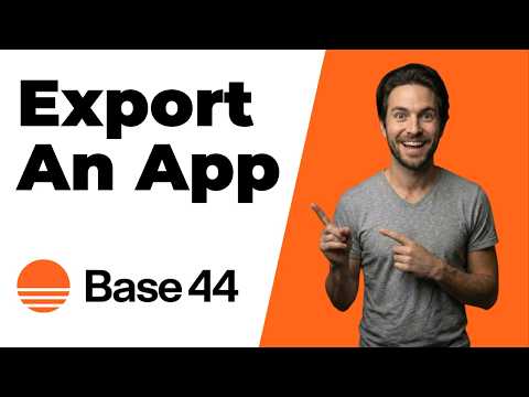 How To Export An App From Base44 (Quick Guide)