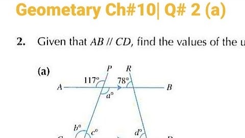 Exercise 10B Question#2 (a) Oxford NSM || D1|| Chapter 10 || Basic Geometry. #angles #premath #maths