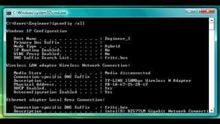 ipconfig command