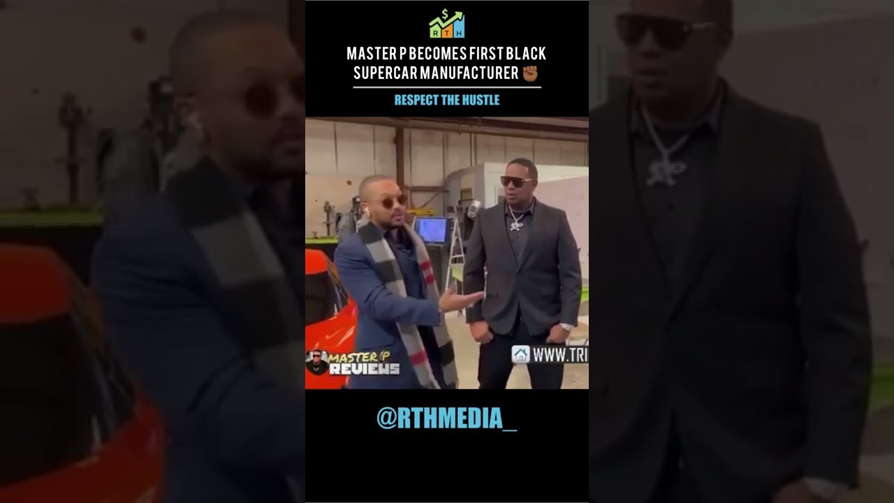 Master P creates black-owned super-car manufacturing company #shorts #MasterP #blackowned