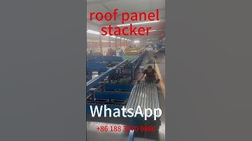 Automate Your Production Line for Next Level Efficiency#PanelStacker #Automation #FactoryEfficiency