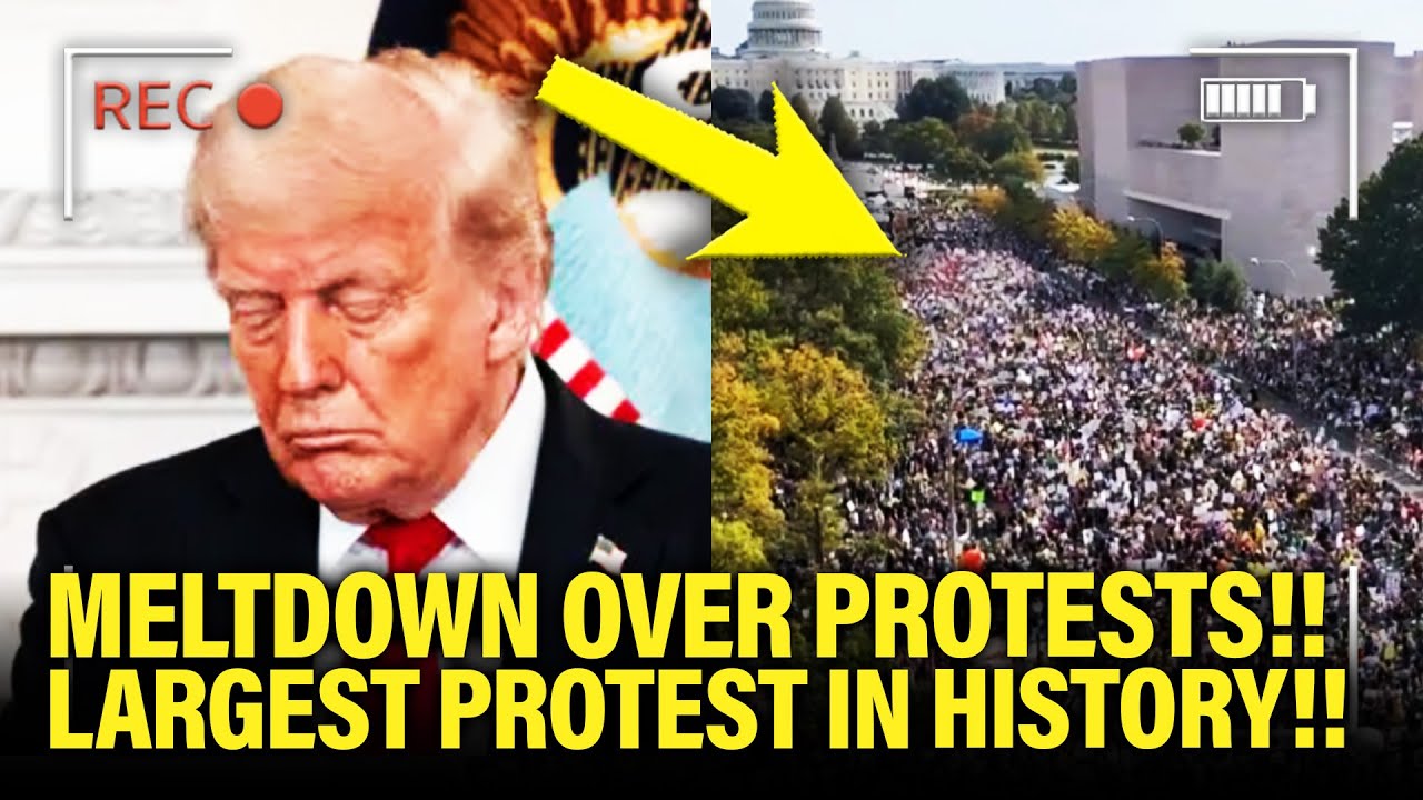 Trump LOSES IT ALL NIGHT after NO KINGS PROTEST SETS RECORD
