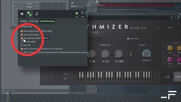 Rhythmizer and FL Studio? You might need to check this setting