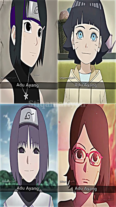 JJ🔥Collab ber4 nih ||Adu Ayang|| #sanachi #sarada #sumire #himawari #sasori #boruto #kawaki #inojin