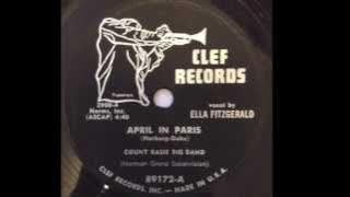April in Paris - Ella Fitzgerald and Count Basie Big Band