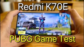 Redmi K70E PUBG Game Test | Xiaomi Redmi K70E Mint Green Color