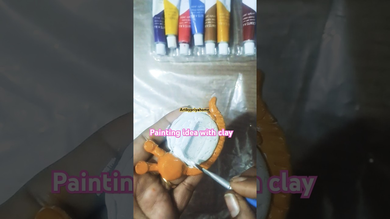 2025 painting idea with clay 😱