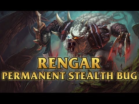Rengar Permanent Stealth Bug Patch 3.15