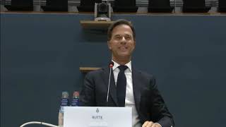 Ondervraging Mark Rutte - Parlementaire ondervragingscomissie