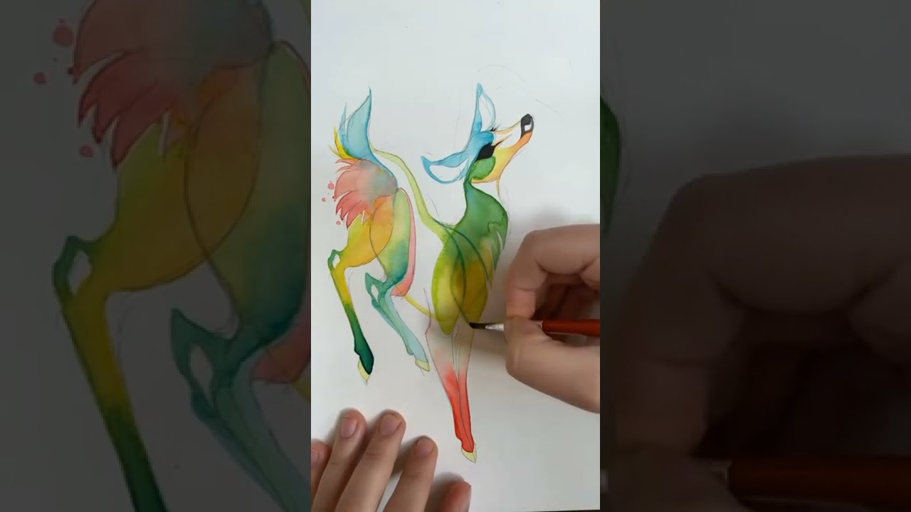 Cartoon animation drawing. art.