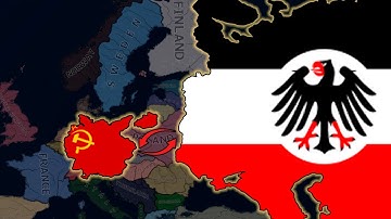 What If Germany And USSR Swapped Territories In WWII ?! | HOI4 | Timelapse