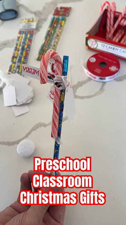 🎁🎄Easy Classroom Gift Idea! #preschool #kids #life #dad #christmas #gift  #easy #fun 