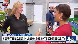Volunteers pack and sort fresh food in Lorton to fight against food insecurity | NBC4 Washington