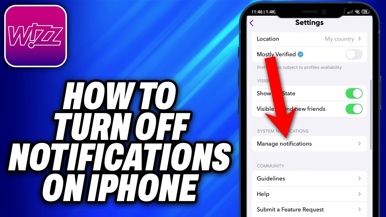 How To Turn Off Wizz App Notifications on iPhone (2025) - Easy Fix