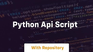 python api script