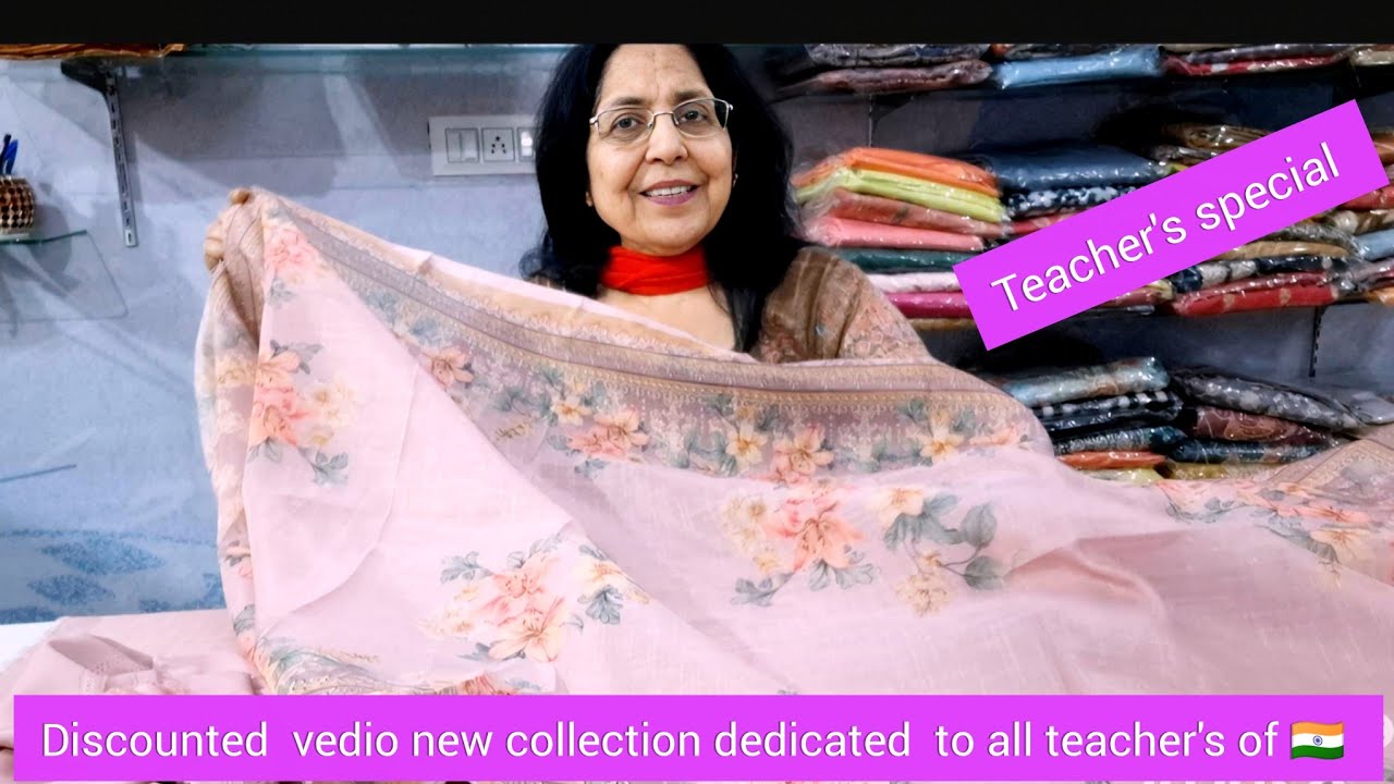 Teacher's special  discount on new collection ✨️ dedicated  to all Teachers