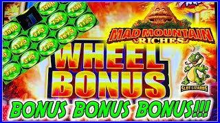 BONUS BONUS BONUS!!! BIG WINNING FUN! Mad Mountain Riches Azure Gaming