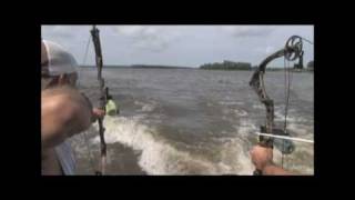 Aerial Bowfishing with Relentless Pursuit