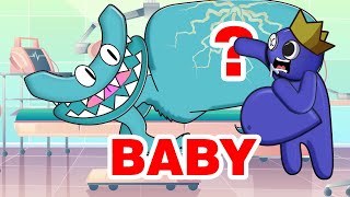 Cyan Has A New Baby? Rainbow Friends 2 Animation