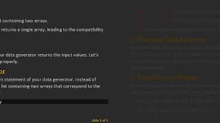 Solving the Error when checking model input in Siamese Networks with Customized Data Generators