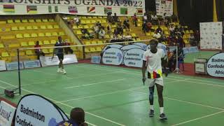 BADMINTON :  Uganda's number one meets Nigeria's Number one
