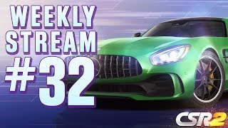 NEW SEASON - WIN THE MERCEDES AMG GTR!
Tune in at 8:30 PT / 11:30 ET / 16:30 BST for CSR2 Friday live streams on YouTube! And download CSR2 for free here – http://nmgam.es/PlayCSR2_YT
The next chapter to the #1 drag racing game series is here! Setting a new standard in visuals, CSR2 delivers hyper-real drag racing to the palm of your hand. Compete against live players across the world with your custom built supercars including LaFerrari, McLaren P1, Koenigsegg One:1 and many more.
Team up with friends in CSR2 to form a crew, tune your rides for maximum speed and dominate the competition in global crew events! CSR2 is all-new; download for free and start racing now!
Multistreaming with https://restream.io/ NEW SEASON - WIN THE MERCEDES AMG GTR!