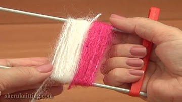 Make Two Color Yarn Pompom Tutorial 12 Method 1 of 8 Hairpin Loom Technique
