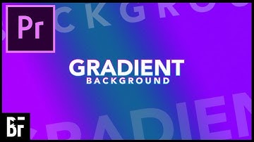 Create an Animated Gradient Background - Premiere