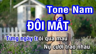 Karaoke Đôi Mắt Tone Nam (Wanbi)