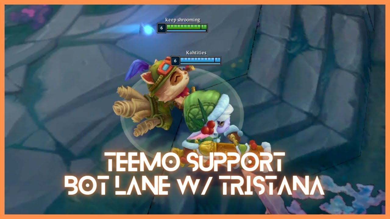 Teemo Support + Tristana: Yordle Chaos in Bot Lane (FULL GAME)