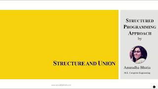 Structure and Union