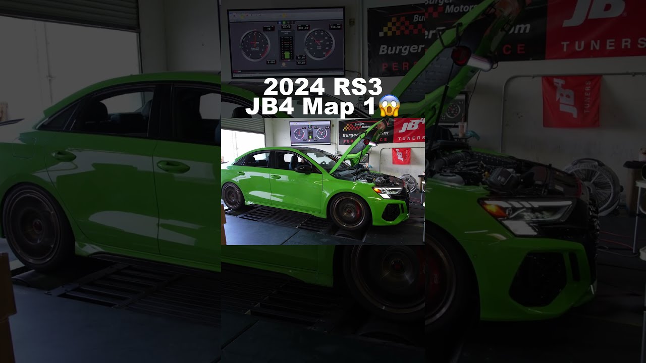 2024 Audi RS3 JB4 Map 1 Dyno Results