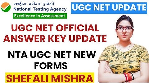 NTA UGC NET Official Answer Keys 2021 | NTA UGC NET 2021 | UGC NET Answer Keys | SHEFALI MISHRA